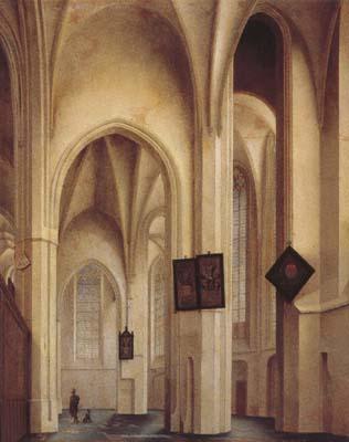 Pieter Jansz Saenredam Church Interior in Utreche (mk08) oil painting image